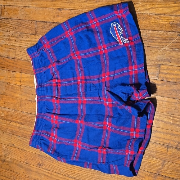 NFL Other - Buffalo Bills Mens Plaid Boxer Short Size Meduim Blue/Red